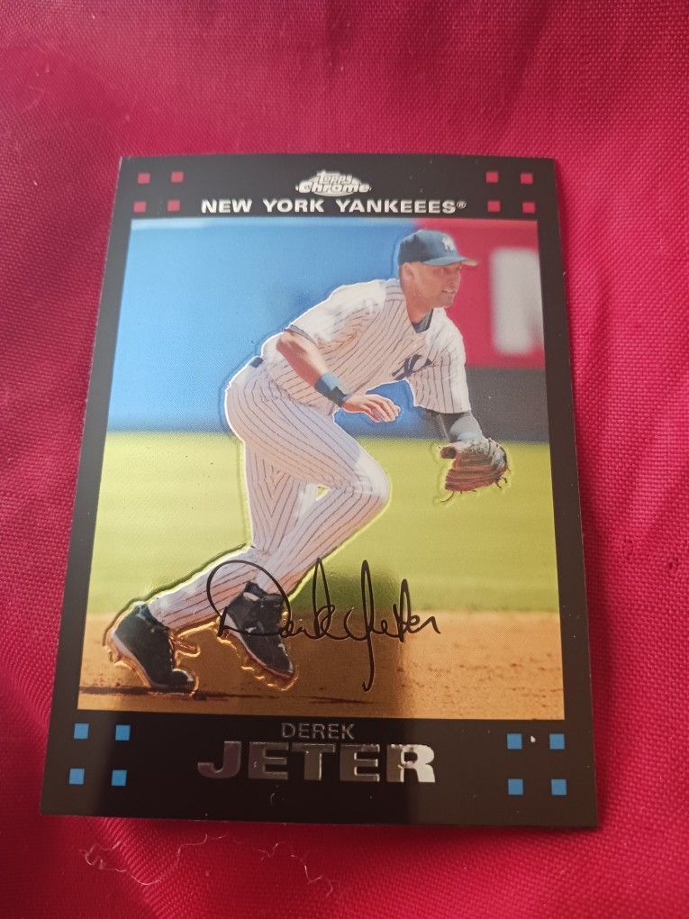 Topps Chrome Derek Jeter Card
