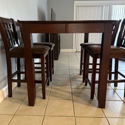 High Top Table And Chairs