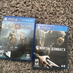 PS4 Games ( God Of War & MK X) 