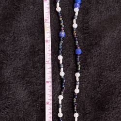 Glass And Plastic Beaded Necklaces Handmade