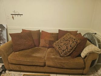 Couch with Ottoman