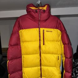 Marmot Men's Down Puffer Hoody Jacket