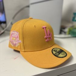Hat Club Exclusive LA dodgers Pink Lemonade Fitted 