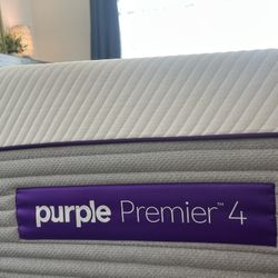 King Purple Mattress/Automatic “Boxspring”/Bedframe/and Dresser