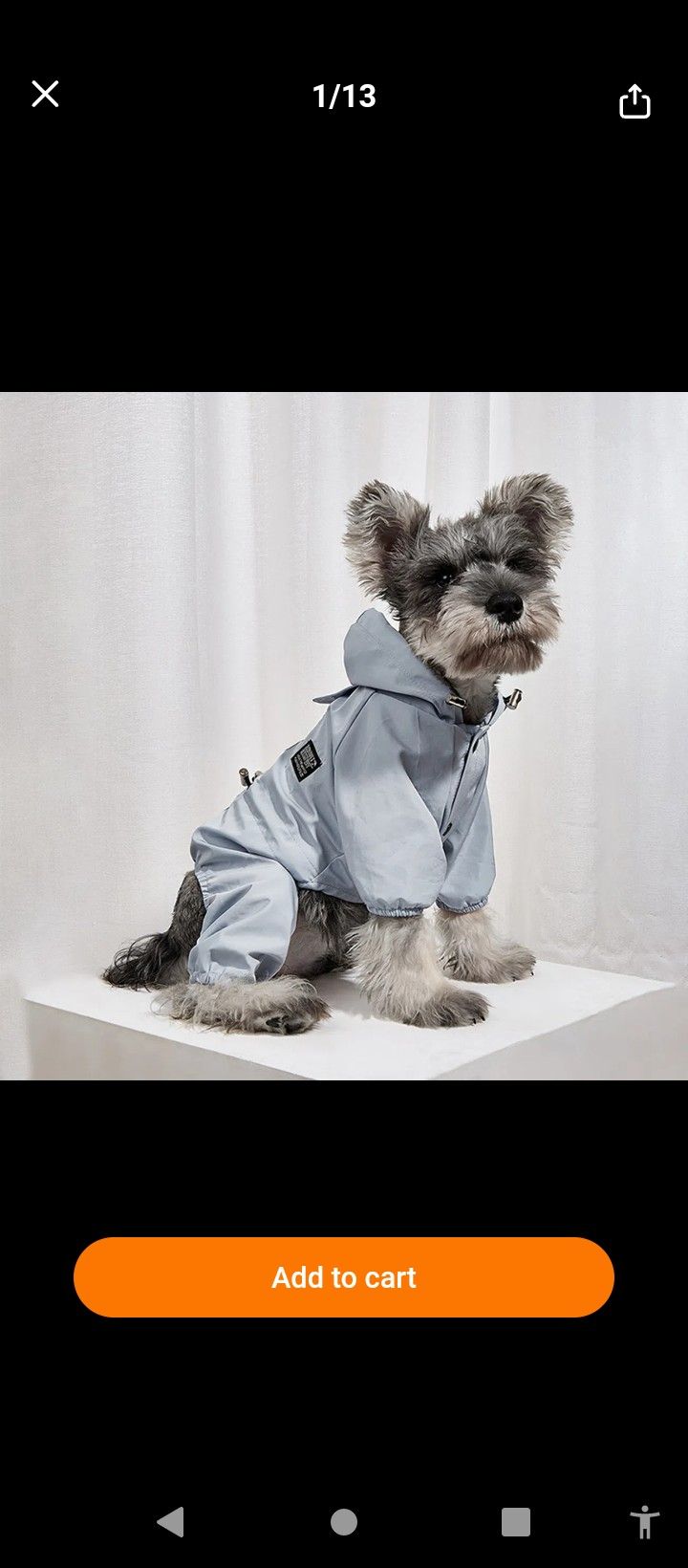 Pet Raincoat (Brand New)
