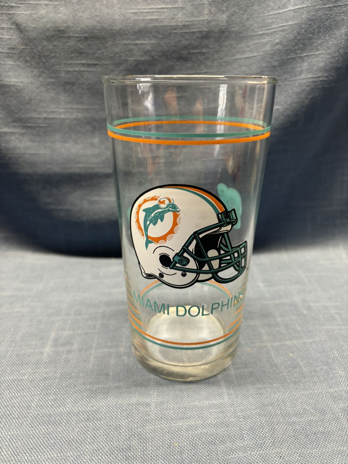 Miami Dolphins Collectible Glass (6.5” tall) - Great Condition! 