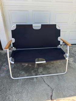 Folding Two-Person Outdoor Camping Chair