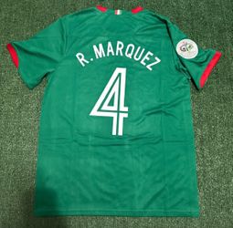 Vintage Retro Nike 2014 Mexico National Team Rafa Marquez World Cup Home Soccer Jersey