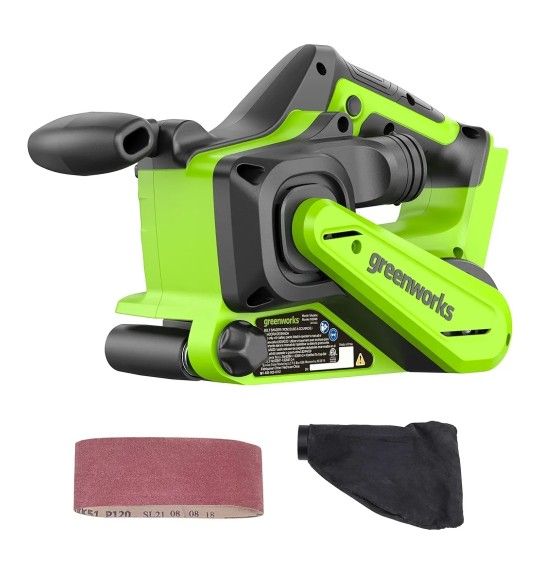 Greenworks 24V Brushless Cordless 3in. x 18in. Belt Sander Kit Tool Only No Battery Retails $143