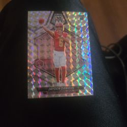 2024 Jayden Daniels Rc Silver Mosaic Prizm 