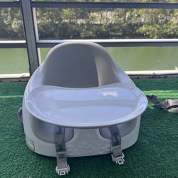 Bumbo Baby Portable Feeding Chair With Tray 