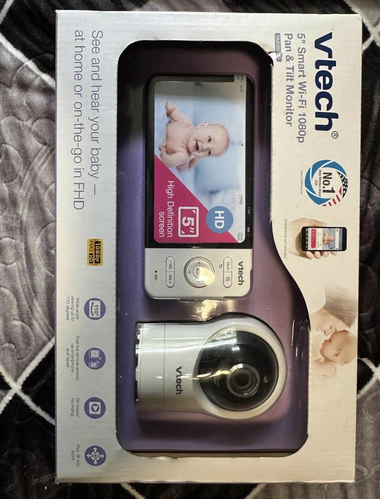 tech® 5" Smart Wi-Fi 1080p Pan & Tilt Monitor