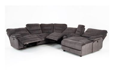 Like NEW! BOBS PACIFICA ELECTRIC RECLINING GRAY SET