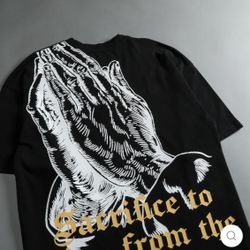 DARC SPORT X ” BODYBUILDING SAVED MY LIFE” PRAYING HANDS SHIRT