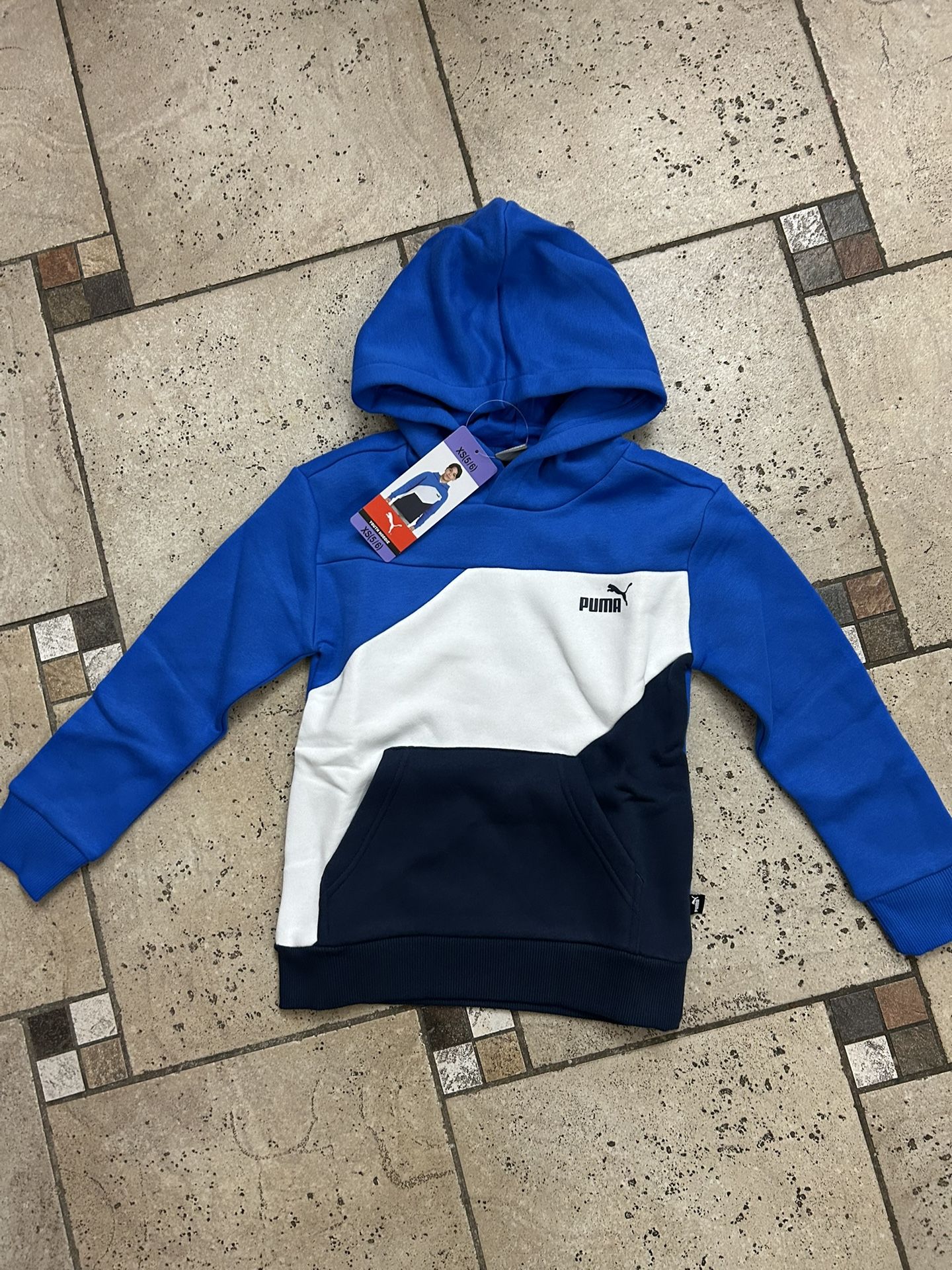 NWT Puma boys fleece hoodies Size XS 5/6