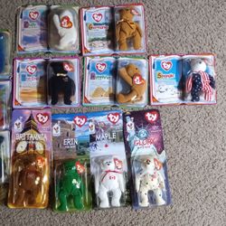 Vintage Mcdonalds Ty Beanie Baby Collection TAG ERRORS ON MOST Very Rare. 