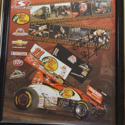 Steve Kinser Autographed Picture