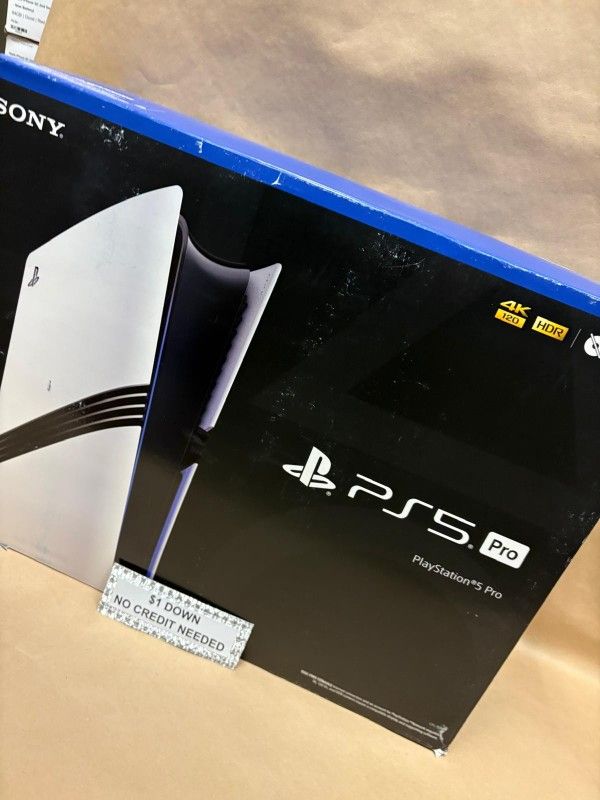 Playstation 5 Pro PS5 Gaming Consoles New - Only $1 Today Pay The Rest Later!