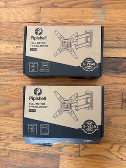 2 Pipishell Full-Motion TV Wall Mounts – New / Open Box