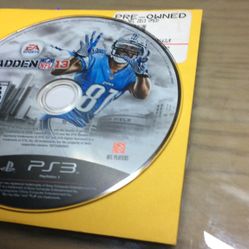 Ps3 Madden NFL 13