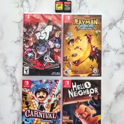 Nintendo Switch Games $10-$20 Each Minecraft, Rayman And More!
