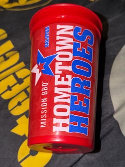 Mission BBQ Hometown Heroes 9/11 Tribute Cup Never Forget Brand New Never Used