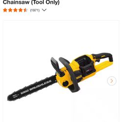DEWALT FLEXVOLT 60V MAX 16in. Brushless Cordless Battery Powered Chainsaw (Tool Only)