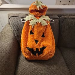 XL (2T-4T) Underwraps Plush Pumpkin Halloween Costume