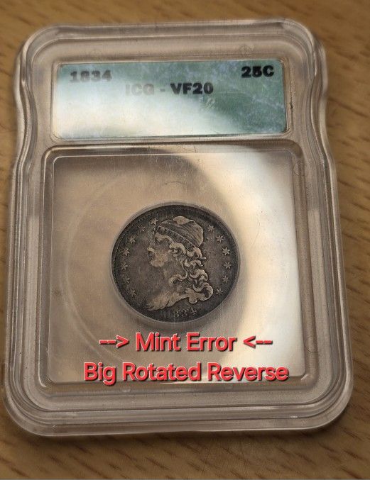 1834 Capped Bust Quarter 
