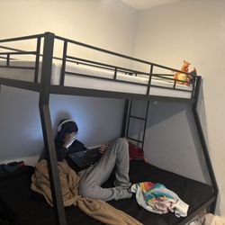 Black Metal Bunk Bed