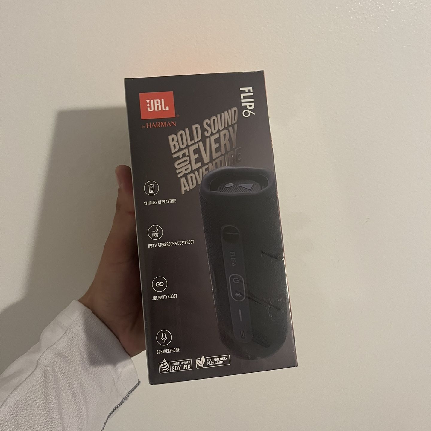 JBL FLIP 6 SPEAKER BLACK SEALED NEW 