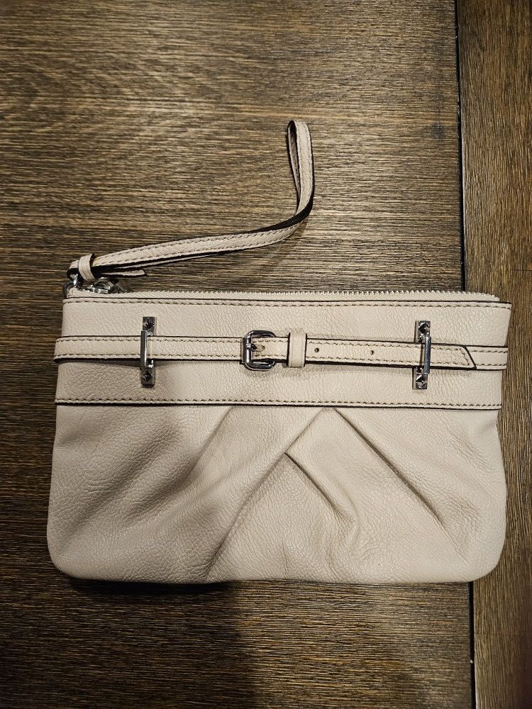 Leather Wristlet. New. No Tags