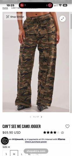 Akira camo cargo pants