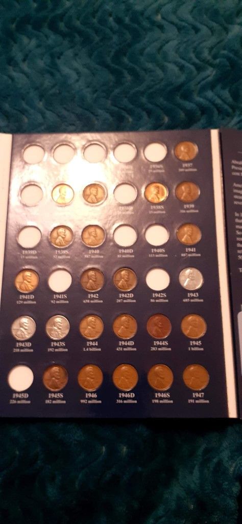 Lincoln Wheat Cents 1909-1958