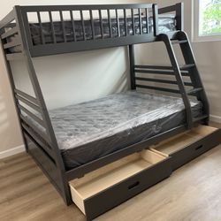 $699 Brand New Full/twin Bunk Beds With Mattresses (Read Description Below)