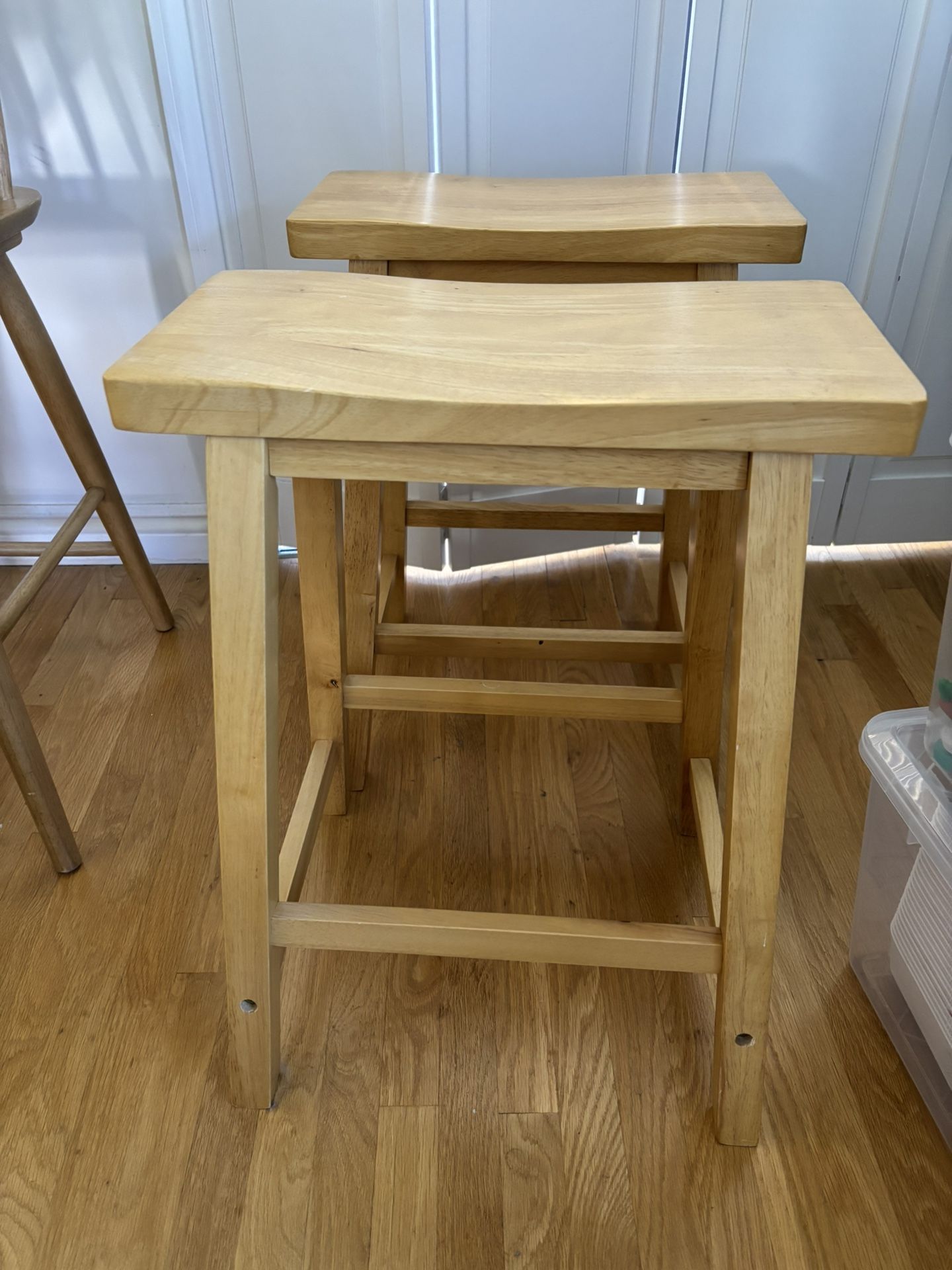 Two Wooden Stools