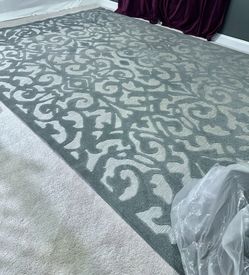 My Texas House Blue Rug 13 ft X 9ft