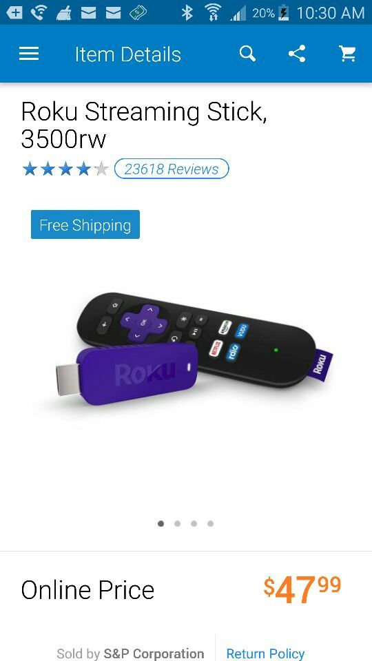 Roku streaming stick