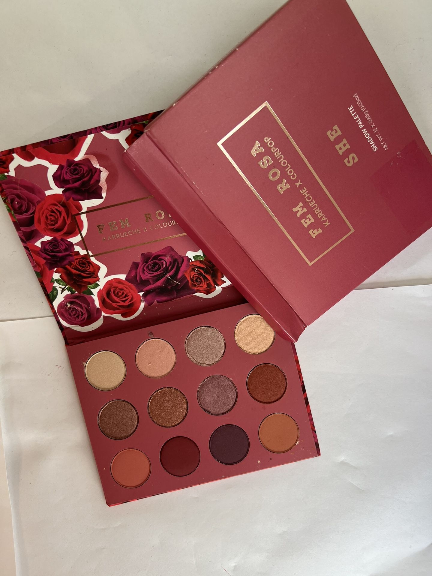 ColourPop Shadow Palette SHE New In Box ( Box Not Perfect) 12 Colors