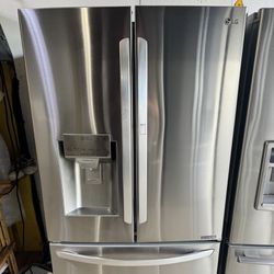 Lg Refrigerator Stainless Steel 36 "width 3.5 Doors 