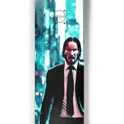 Skate Board-John Wick Graphic