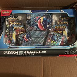Greninja EX & Kingdra EX Special Collection Box