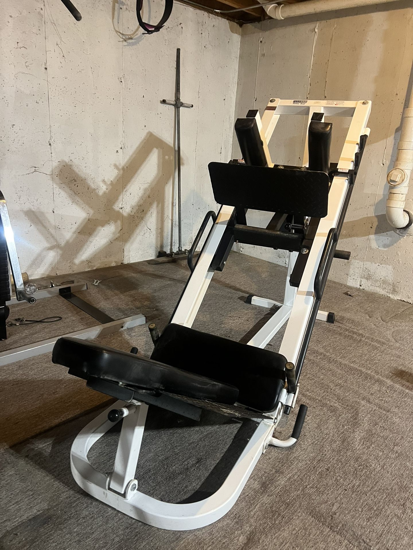 Leg Press / Hack Squat Combo With Pair of 45lbs 