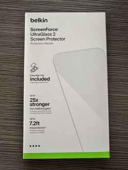 Brand New Belkin UltraGlass 2 Screen Protector for iPhone 17 Pro Max