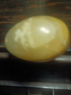 Vintage white onyx easter egg for sale.