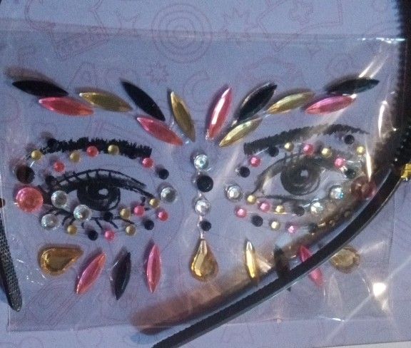 Face Gems, Halloween Costume, Costume 