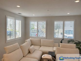 Persianas Tipo Plantation, Madera y Polyvinyl, Instalacion Incluida | 909-681-7003