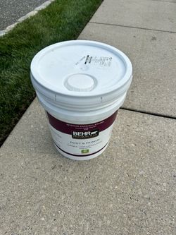5 Gallons of Gray Paint