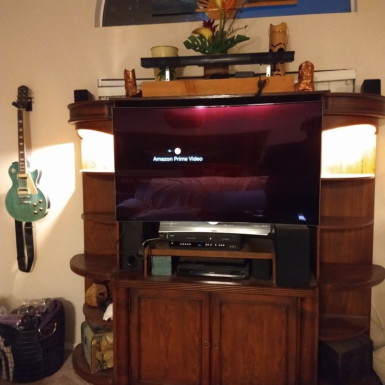 Ashley Entertainment Center And Display Shelves