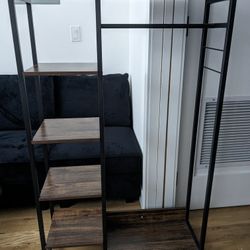 Clothing Rack With Shelves